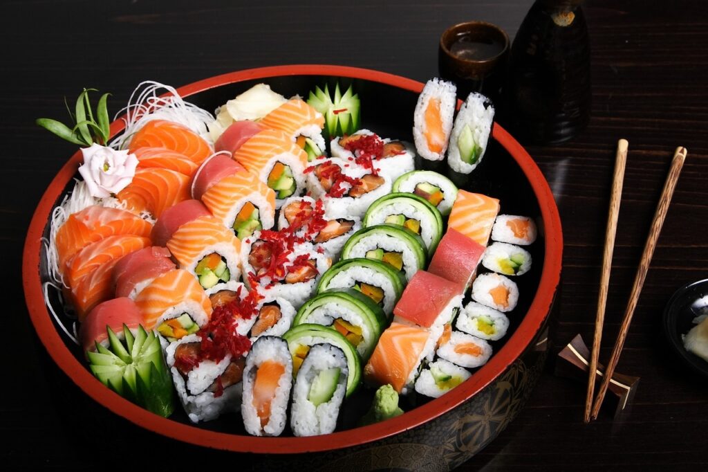 ustensiles pour faire des sushis